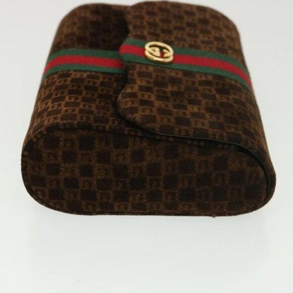 Gucci G Suede Clutch - Picture 3 of 10